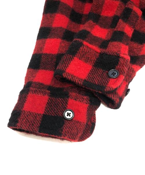 WOOLRICH（ウールリッチ）WOOLRICH (ウールリッチ) シャツジャケット レッド サイズ:SIZE Mの古着・服飾アイテム