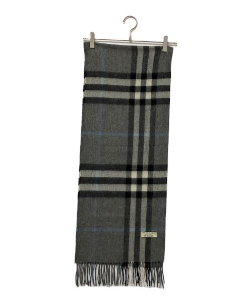 BURBERRY LONDON（バーバリーロンドン）BURBERRY LONDON (バーバリーロンドン) マフラー グレーの古着・服飾アイテム