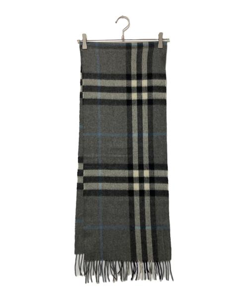 BURBERRY LONDON（バーバリーロンドン）BURBERRY LONDON (バーバリーロンドン) マフラー グレーの古着・服飾アイテム
