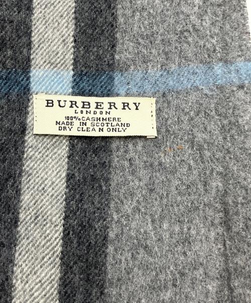 BURBERRY LONDON（バーバリーロンドン）BURBERRY LONDON (バーバリーロンドン) マフラー グレーの古着・服飾アイテム