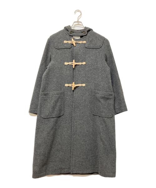 BEAMS BOY（ビームスボーイ）BEAMS BOY (ビームスボーイ) モッサー ロング ダッフルコート グレー サイズ:Freeの古着・服飾アイテム