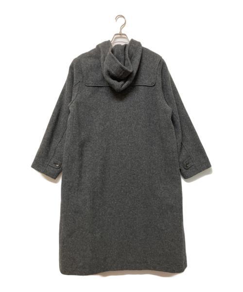 BEAMS BOY（ビームスボーイ）BEAMS BOY (ビームスボーイ) モッサー ロング ダッフルコート グレー サイズ:Freeの古着・服飾アイテム