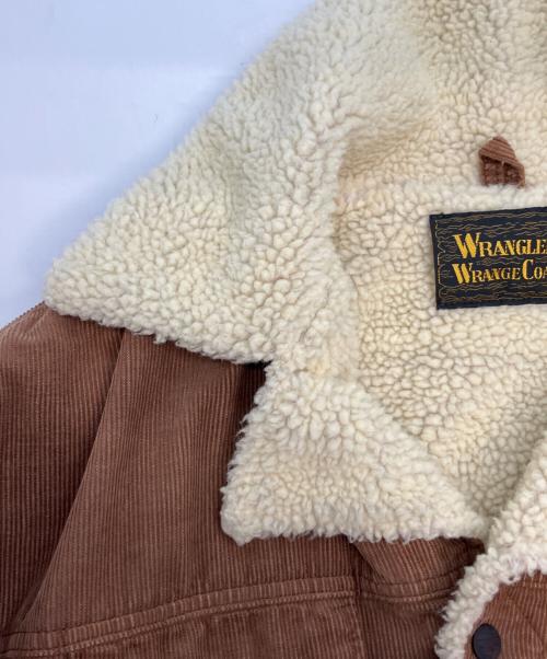 Wrangler（ラングラー）Wrangler (ラングラー) コーデュロイジャケット ブラウン×アイボリー サイズ:Freeの古着・服飾アイテム