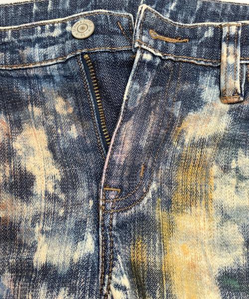 Denim & Supply Ralph Lauren（デニム＆サプライ ラルフローレン）DENIM & SUPPLY RALPH LAUREN (デニム＆サプライ ラルフローレン) ペイントデニムパンツ インディゴ サイズ:W27の古着・服飾アイテム