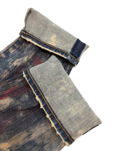 Denim & Supply Ralph Lauren（デニム＆サプライ ラルフローレン）DENIM & SUPPLY RALPH LAUREN (デニム＆サプライ ラルフローレン) ペイントデニムパンツ インディゴ サイズ:W27の古着・服飾アイテム