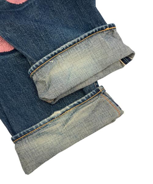 EVISU（エヴィス）EVISU (エヴィス) デニムパンツ ブルー サイズ:35×35の古着・服飾アイテム