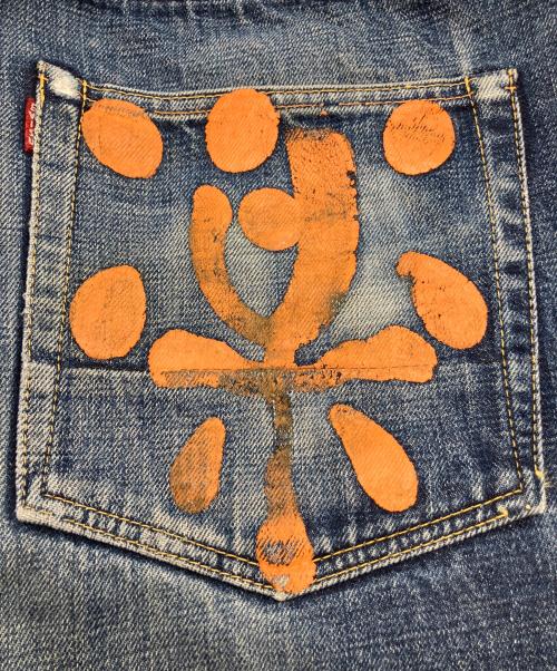 EVISU（エヴィス）EVISU (エヴィス) 2001 No.2デニムパンツ ブルー サイズ:34×35の古着・服飾アイテム