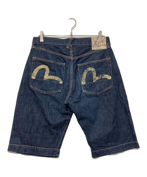 EVISU（エヴィス）EVISU (エヴィス) LOT.7001 ハーフデニムパンツ ブルー サイズ:34の古着・服飾アイテム