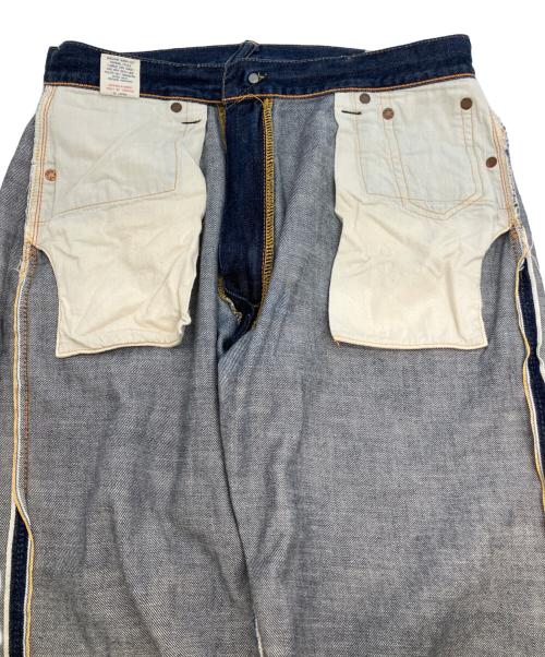 EVISU（エヴィス）EVISU (エヴィス) LOT.7001 ハーフデニムパンツ ブルー サイズ:34の古着・服飾アイテム