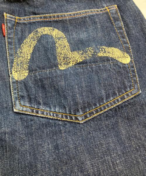 EVISU（エヴィス）EVISU (エヴィス) LOT.7001 ハーフデニムパンツ ブルー サイズ:34の古着・服飾アイテム
