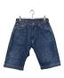 EVISU（エヴィス）の古着「LOT.7001 ハーフデニムパンツ」｜ブルー