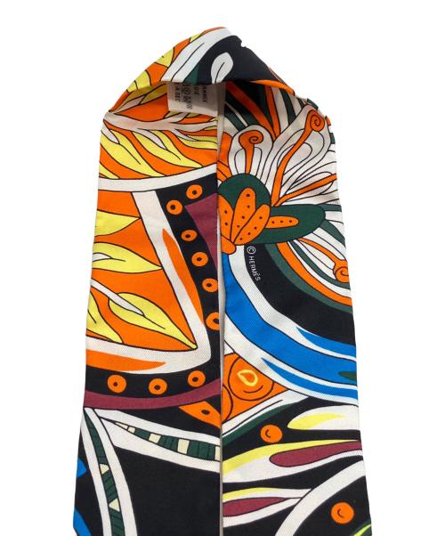 HERMES（エルメス）HERMES (エルメス) ツイリーシルクスカーフ マルチカラーの古着・服飾アイテム