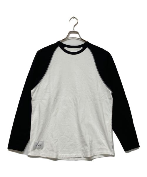WTAPS（ダブルタップス）WTAPS (ダブルタップス) IAN / LS / COTTON ホワイト×ブラック サイズ:02の古着・服飾アイテム