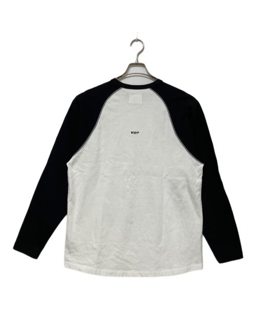WTAPS（ダブルタップス）WTAPS (ダブルタップス) IAN / LS / COTTON ホワイト×ブラック サイズ:02の古着・服飾アイテム