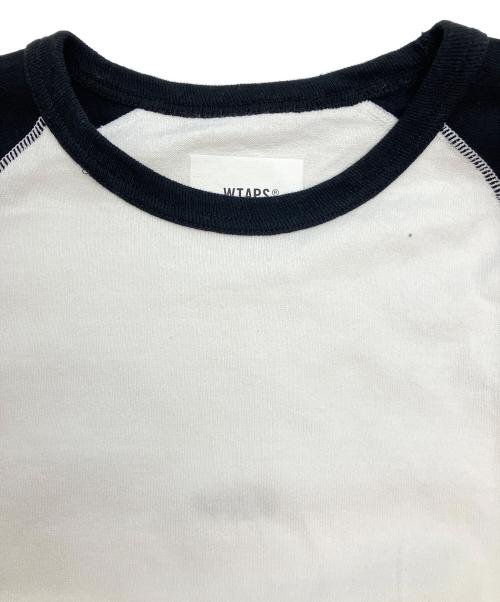 WTAPS（ダブルタップス）WTAPS (ダブルタップス) IAN / LS / COTTON ホワイト×ブラック サイズ:02の古着・服飾アイテム