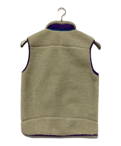 Patagonia（パタゴニア）Patagonia (パタゴニア) クラシックレトロXベスト カーキ×パープル サイズ:SIZE Mの古着・服飾アイテム