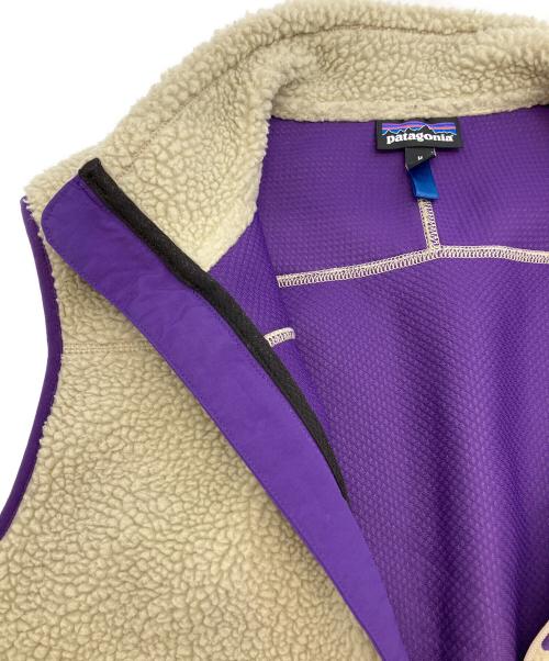 Patagonia（パタゴニア）Patagonia (パタゴニア) クラシックレトロXベスト カーキ×パープル サイズ:SIZE Mの古着・服飾アイテム