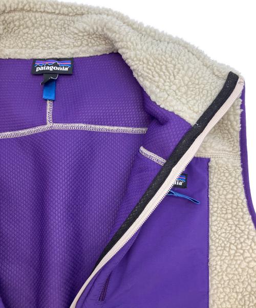 Patagonia（パタゴニア）Patagonia (パタゴニア) クラシックレトロXベスト カーキ×パープル サイズ:SIZE Mの古着・服飾アイテム