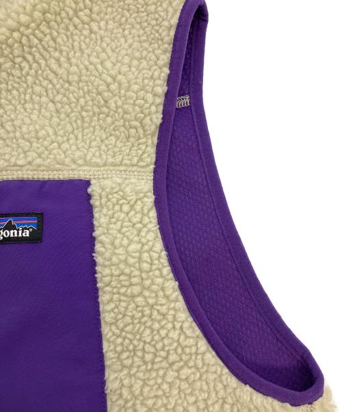 Patagonia（パタゴニア）Patagonia (パタゴニア) クラシックレトロXベスト カーキ×パープル サイズ:SIZE Mの古着・服飾アイテム