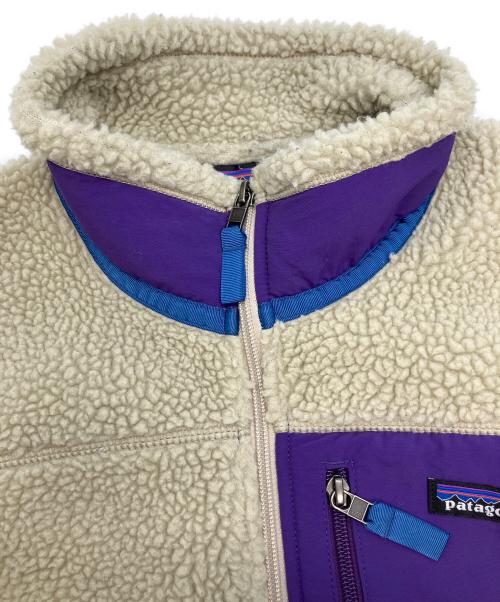 Patagonia（パタゴニア）Patagonia (パタゴニア) クラシックレトロXベスト カーキ×パープル サイズ:SIZE Mの古着・服飾アイテム