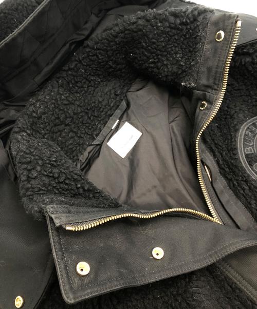 BURBERRY（バーバリー）BURBERRY (バーバリー) ボアジャケット ブラック サイズ:SIZE UK10の古着・服飾アイテム