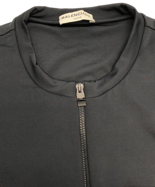BALENCIAGA（バレンシアガ）BALENCIAGA (バレンシアガ) ステッチデザインシップブルゾン ブラック サイズ:SIZE Mの古着・服飾アイテム
