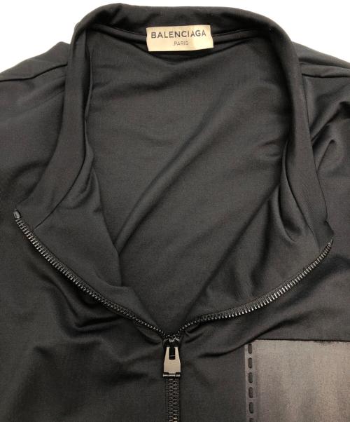 BALENCIAGA（バレンシアガ）BALENCIAGA (バレンシアガ) ステッチデザインシップブルゾン ブラック サイズ:SIZE Mの古着・服飾アイテム