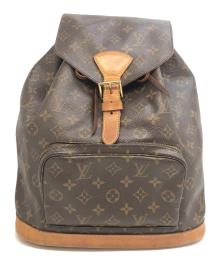LOUIS VUITTON（ルイ ヴィトン）の古着「モンスリGM　リュック」｜ブラウン