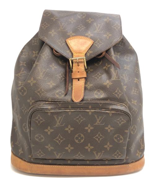 LOUIS VUITTON（ルイ ヴィトン）LOUIS VUITTON (ルイ ヴィトン) モンスリGM　リュック ブラウンの古着・服飾アイテム