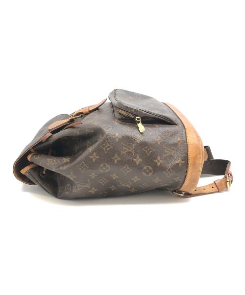 LOUIS VUITTON（ルイ ヴィトン）LOUIS VUITTON (ルイ ヴィトン) モンスリGM　リュック ブラウンの古着・服飾アイテム