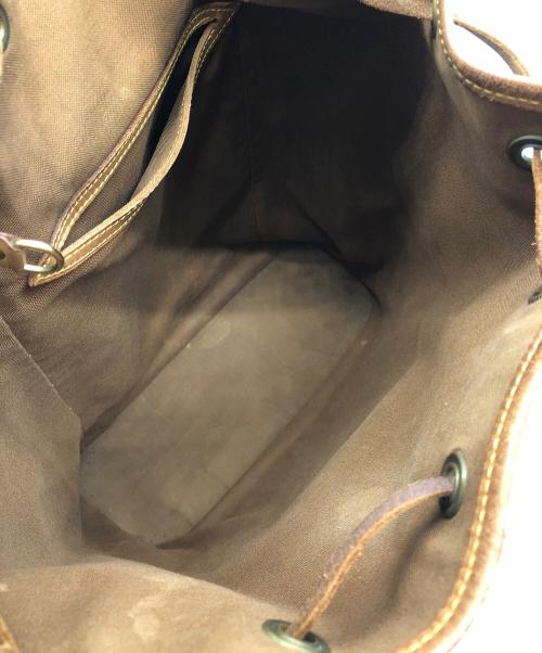 LOUIS VUITTON（ルイ ヴィトン）LOUIS VUITTON (ルイ ヴィトン) モンスリGM　リュック ブラウンの古着・服飾アイテム