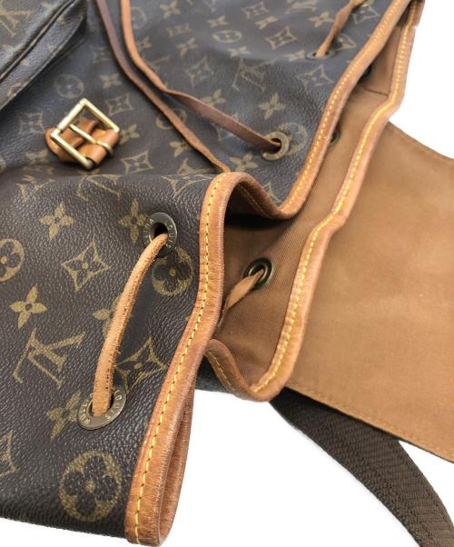 LOUIS VUITTON（ルイ ヴィトン）LOUIS VUITTON (ルイ ヴィトン) モンスリGM　リュック ブラウンの古着・服飾アイテム