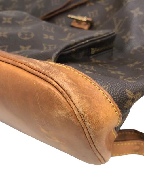 LOUIS VUITTON（ルイ ヴィトン）LOUIS VUITTON (ルイ ヴィトン) モンスリGM　リュック ブラウンの古着・服飾アイテム