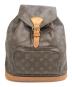 LOUIS VUITTON（ルイ ヴィトン）の古着「モンスリGM　リュック」｜ブラウン