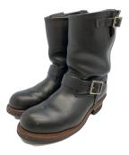 RED WINGレッドウィング）の古着「エンジニアブーツ」｜ブラック