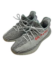 adidas（アディダス）の古着「YEEZY BOOST 350 V2　スニーカー」｜グレー×スカイブルー