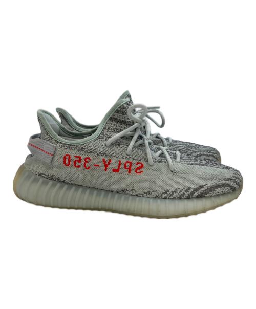 adidas（アディダス）adidas (アディダス) YEEZY BOOST 350 V2　スニーカー グレー×スカイブルー サイズ:SIZE 28.5cmの古着・服飾アイテム