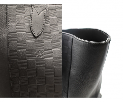 LOUIS VUITTON（ルイ ヴィトン）LOUIS VUITTON (ルイヴィトン) カバ ヴォヤージュ ダミエ・アンフィニ ブラック サイズ:- ダミエ・アンフィニ N41493 UB4106の古着・服飾アイテム