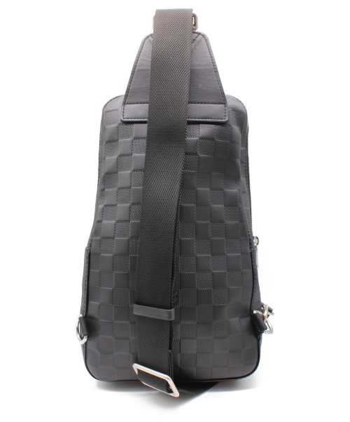 LOUIS VUITTON（ルイ ヴィトン）LOUIS VUITTON (ルイヴィトン) アベニュー・スリングバッグ/ボディーバッグ ブルー×ブラック サイズ:- ダミエアンフィンニ N42425 レザー MB0138の古着・服飾アイテム