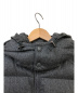 中古・古着 MONCLER (モンクレール) ダウンジャケット グレー サイズ:SIZE　6（3L）：128000円