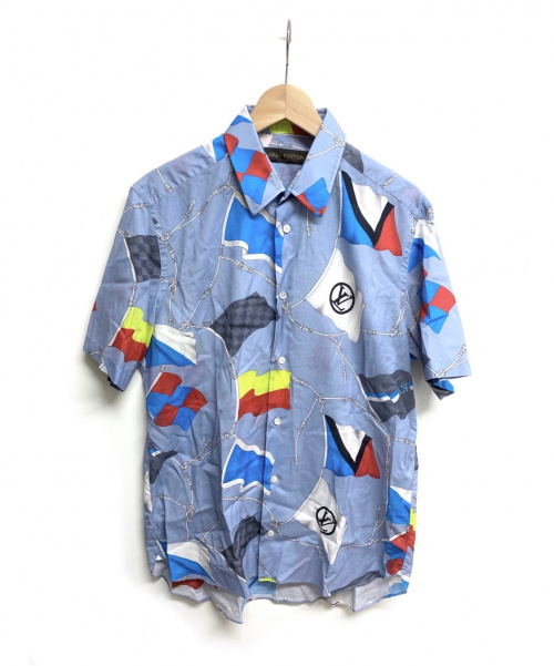 LOUIS VUITTON（ルイ ヴィトン）LOUIS VUITTON (ルイヴィトン) シャツ スカイブルー サイズ:XLの古着・服飾アイテム
