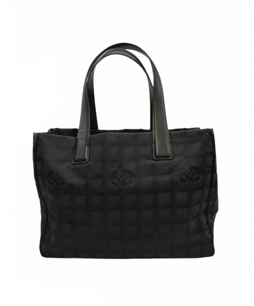 CHANEL（シャネル）CHANEL (シャネル) トートバッグ ブラック ニュートラベルライン MMサイズ 11099429の古着・服飾アイテム