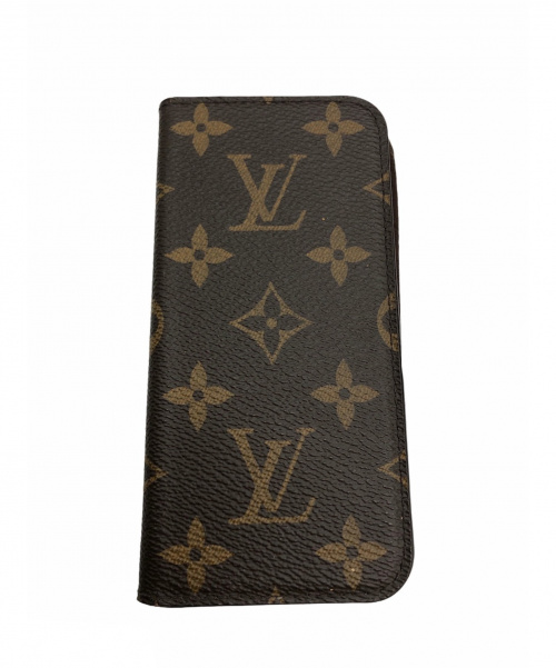 LOUIS VUITTON（ルイ ヴィトン）LOUIS VUITTON (ルイ ヴィトン) スマホケース ブラウン モノグラム BC8186の古着・服飾アイテム