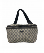 GUCCIグッチ）の古着「ボディーバッグ」｜ネイビー×グレー