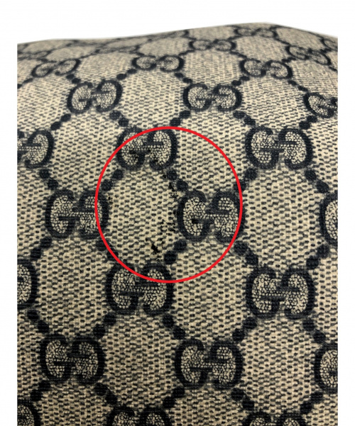 GUCCI（グッチ）GUCCI (グッチ) ボディーバッグ ネイビー×グレー GGプラス 211110 001998の古着・服飾アイテム