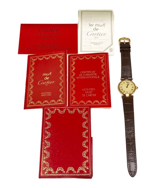 Cartier（カルティエ）Cartier (カルティエ) マストヴァンドーム サイズ:24ｍｍの古着・服飾アイテム