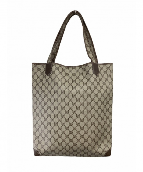 GUCCI（グッチ）GUCCI (グッチ) トートバッグ ブラウン OLD GUCCI 002 58 0054の古着・服飾アイテム