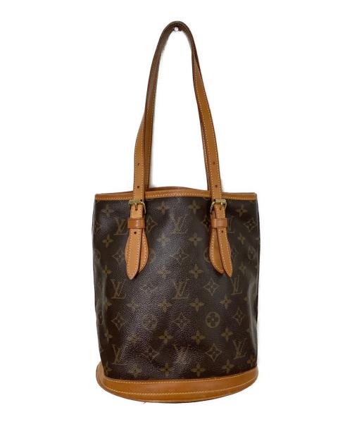 LOUIS VUITTON（ルイ ヴィトン）LOUIS VUITTON (ルイ ヴィトン) バケットPM ブラウン サイズ:表記無の古着・服飾アイテム