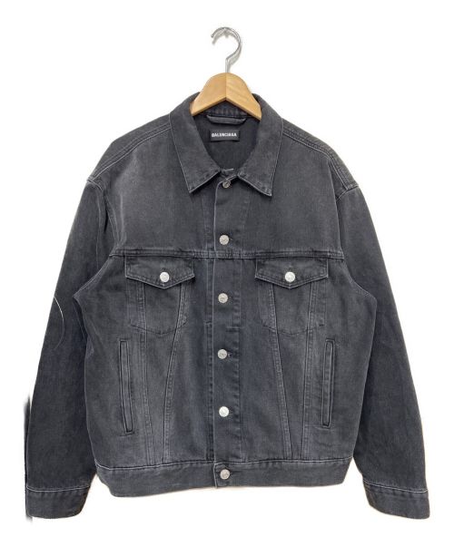 BALENCIAGA（バレンシアガ）BALENCIAGA (バレンシアガ) デニムジャケット ブラック サイズ:SIZE 44の古着・服飾アイテム