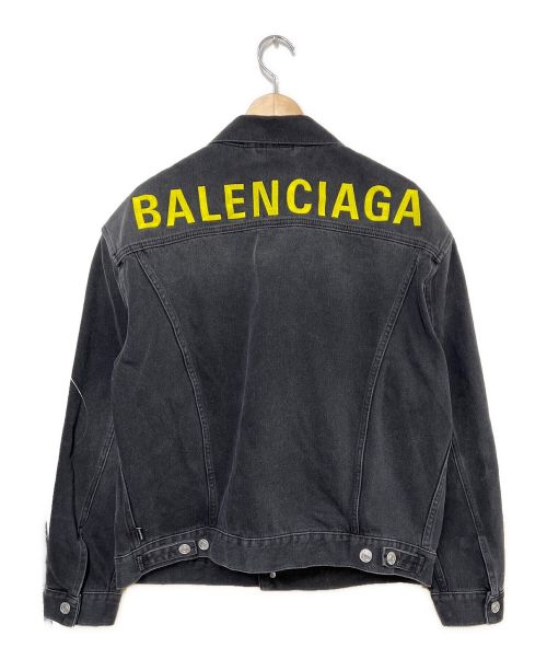 BALENCIAGA（バレンシアガ）BALENCIAGA (バレンシアガ) デニムジャケット ブラック サイズ:SIZE 44の古着・服飾アイテム